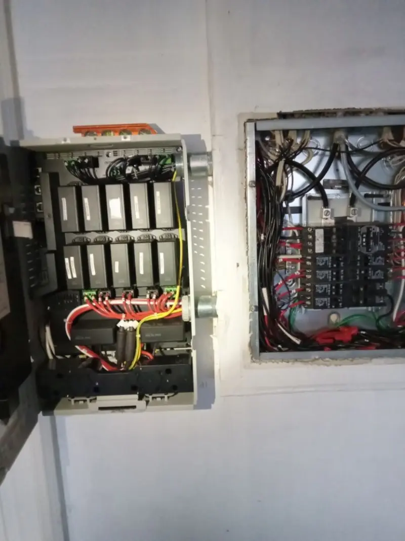 Electrical panel upgrade completed for Indoor Lighting Installation in Martin